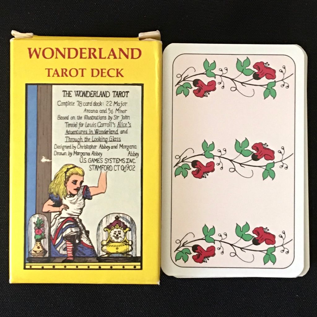 thumbnail image 2 of THE WONDERLAND TAROT IN A TIN DECK KART ESOTERIC US GAMES SYSTEMS NEU Compare 2 of 14