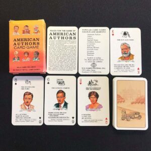 CARTE DA GIOCO AMERICAN AUTHORS CARD GAME - US GAMES SYSTEM - PLAYING CARDS