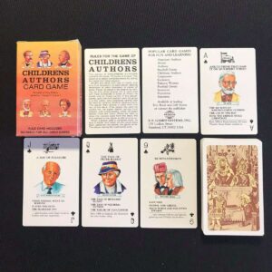 CARTE DA GIOCO CHILDRENS AUTHORS CARD GAME - US GAMES SYSTEM - PLAYING CARDS