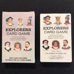 CARTE DA GIOCO EXPLORERS CARD GAME - US GAMES SYSTEM - PLAYING CARDS