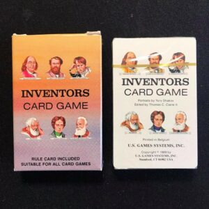CARTE DA GIOCO INVENTORS CARD GAME - US GAMES SYSTEM - PLAYING CARDS