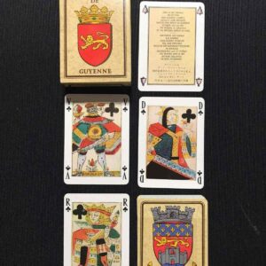 CARTE DA GIOCO JEU AU PORTRAIT DE GUYENNE 18eme SIECLE - DUSSERRE - PLAYING CARDS