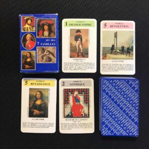 CARTE DA GIOCO JEU DES 7 FAMILLES - DUSSERRE - PLAYING CARDS