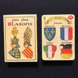 CARTE DA GIOCO JEU DES BLASONS - SERIE JUMELAGE - DUSSERRE PLAYING CARDS