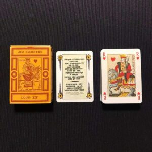 CARTE DA GIOCO JEU EQUESTRE LOUIS XIV - DUSSERRE - PLAYING CARDS