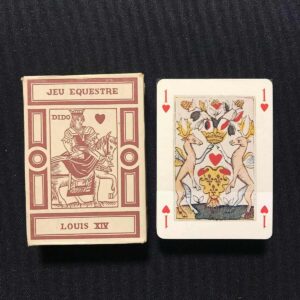 CARTE DA GIOCO JEU EQUESTRE LOUIS XIV - DUSSERRE PLAYING CARDS
