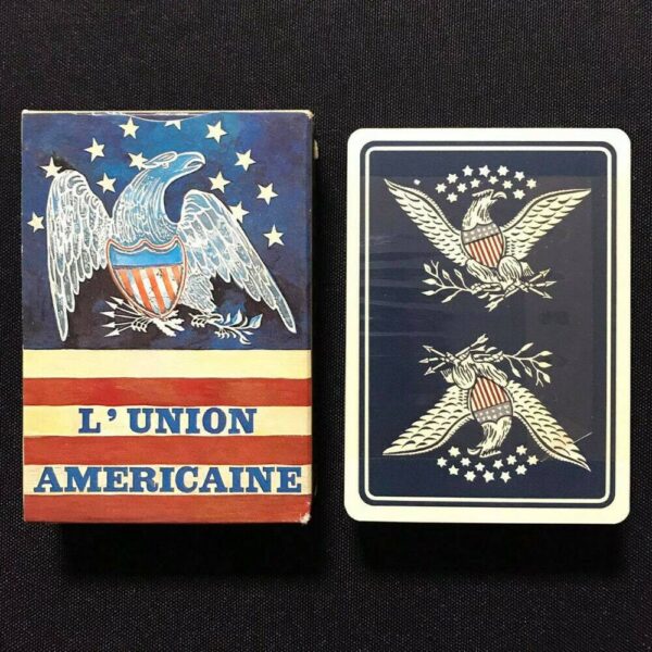 CARTE DA GIOCO L'UNION AMERICAINE JEU DE 54 CARTES - DUSSERRE - PLAYING CARDS RETRO