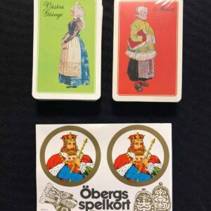 CARTE DA GIOCO ÖBERGS SPELKORT FOLKDRÄKTER - PLAYING CARDS