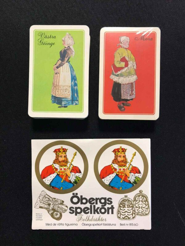 CARTE DA GIOCO ÖBERGS SPELKORT FOLKDRÄKTER - PLAYING CARDS