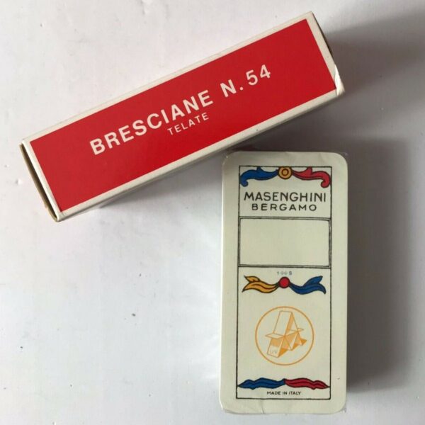 CARTE DA GIOCO REGIONALI BRESCIANE N.54 - MASENGHINI - POLIPLASTICHE TELATE LATO