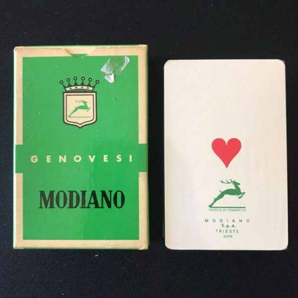 CARTE DA GIOCO REGIONALI GENOVESI N.86 SCOZZESI MODIANO - VINTAGE RARE