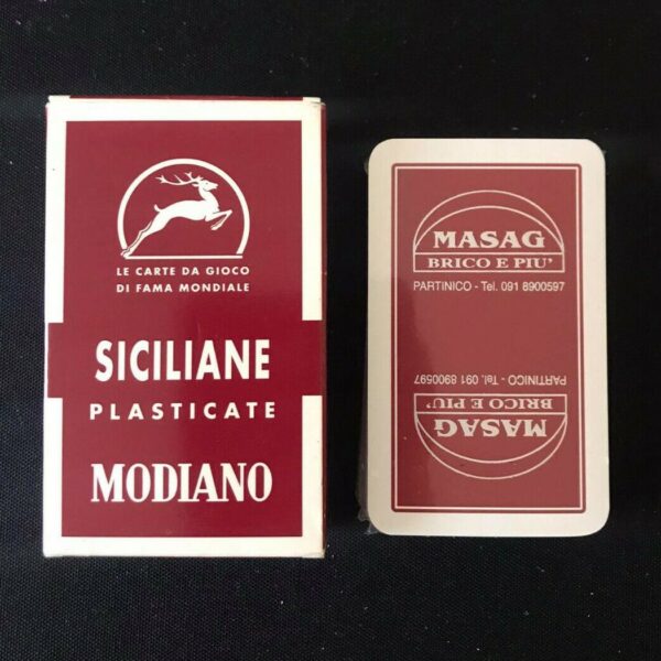 CARTE DA GIOCO REGIONALI SICILIANE (GADGET) MODIANO