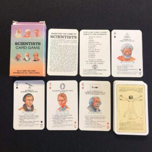 CARTE DA GIOCO SCIENTISTS CARD GAME - US GAMES SYSTEM - PLAYING CARDS