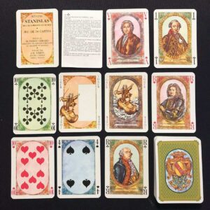 CARTE DA GIOCO STANISLAS 1677-1766 JEU DE CARTES - PLAYING CARDS