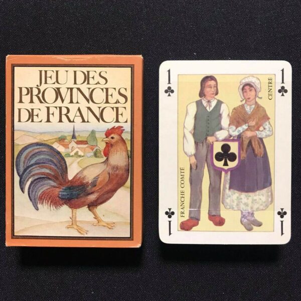 CARTE DA GIOCO JEU DES PROVINCES DE FRANCE - DUSSERRE - PLAYING CARDS