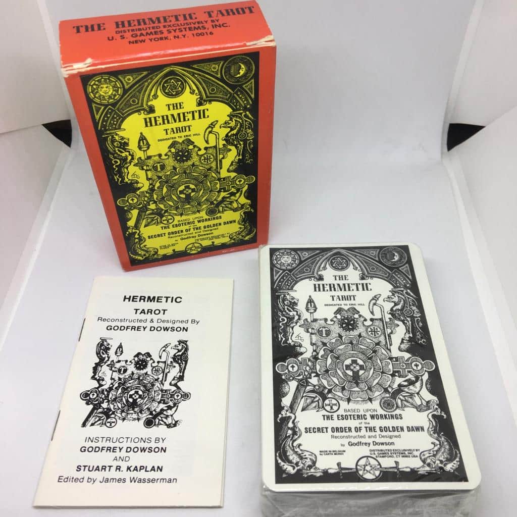 THE HERMETIC TAROT – GODFREY DOWSON – 1980 U.S GAMES SYSTEMS – RARE ...