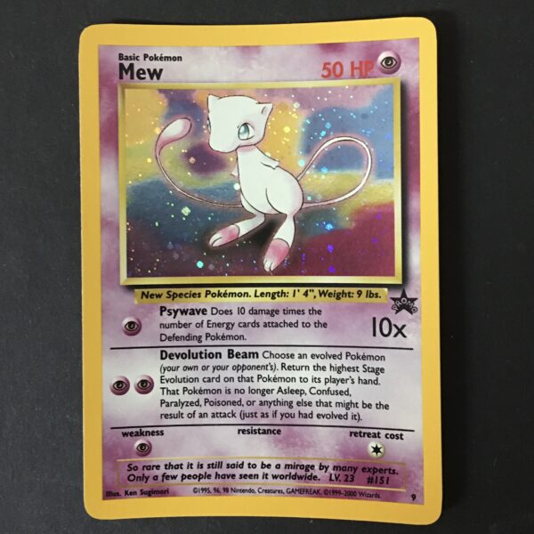 CARTA POKEMON PROMO MEW HOLO