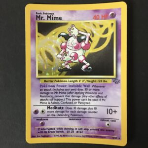 CARTA POKEMON MR. MIME HOLO JUNGLE