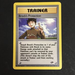 CARTA POKEMON BROCK'S PROTECTION TRAINER GYM CHALLENGE ENG