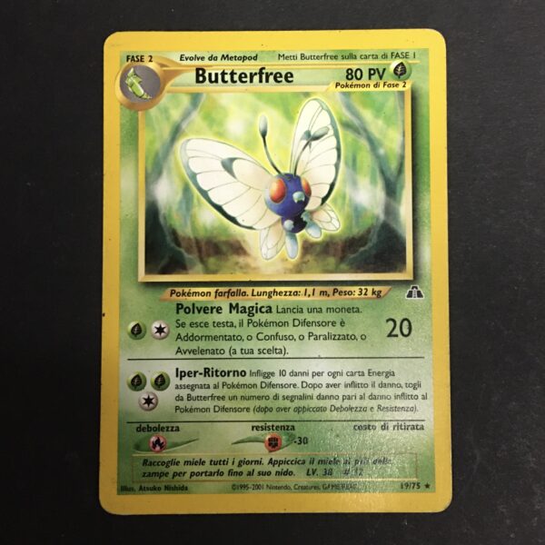 CARTA POKEMON BUTTERFREE NEO DISCOVERY ITA