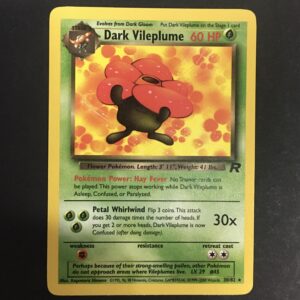 CARTA POKEMON DARK VILEPLUME TEAM ROCKET