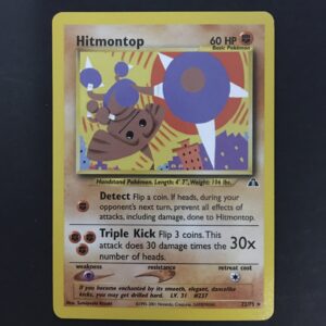 CARTA POKEMON HITMONTOP NEO DISCOVERY