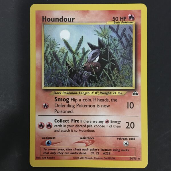 CARTA POKEMON HOUNDOUR NEO DISCOVERY