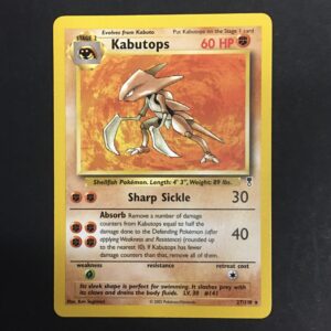 CARTA POKEMON KABUTOPS LEGENDARY COLLECTION