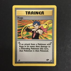 CARTA POKEMON KOGA TRAINER GYM CHALLENGE ENG