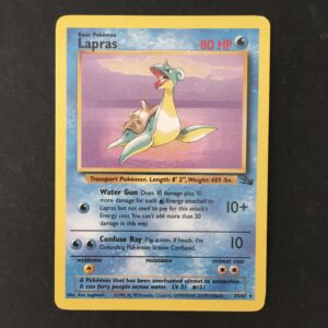 CARTA POKEMON LAPRAS FOSSIL