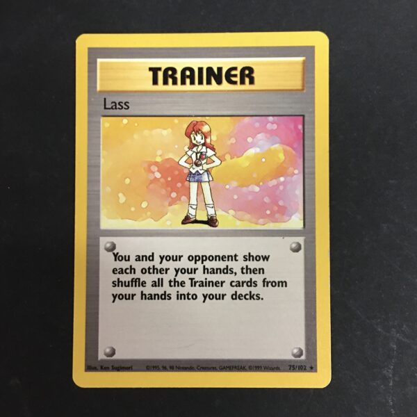 CARTA POKEMON LASS TRAINER SET BASE ENG