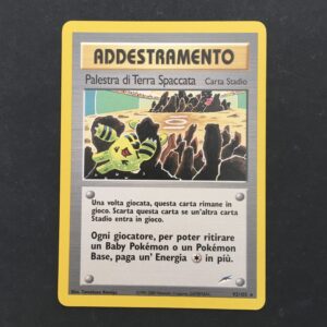 CARTA POKEMON PALESTRA DI TERRA SPACCATA TRAINER NEO DESTINY