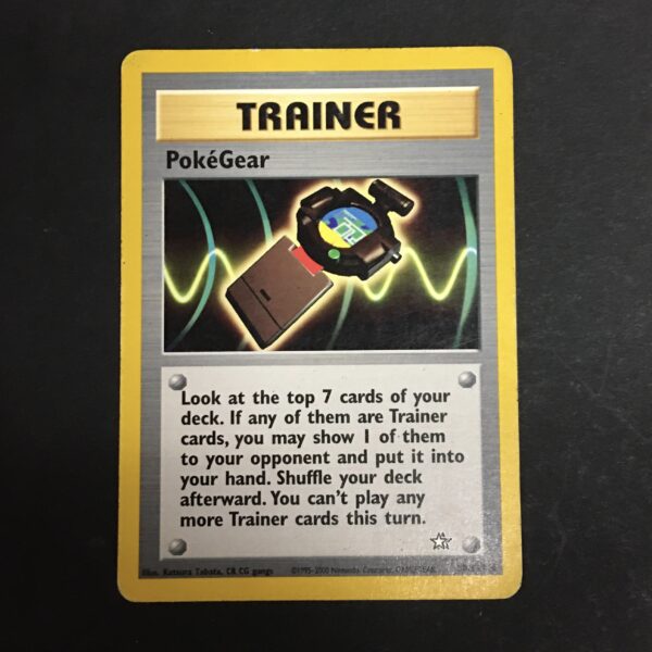 CARTA POKEMON POKÉGEAR TRAINER NEO GENESIS ENG