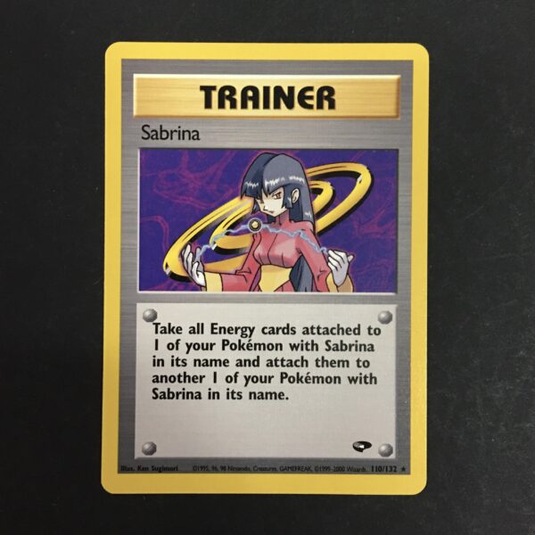 CARTA POKEMON SABRINA TRAINER GYM CHALLENGE ENG