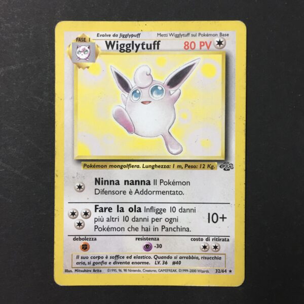 CARTA POKEMON WIGGLYTUFF JUNGLE ITA