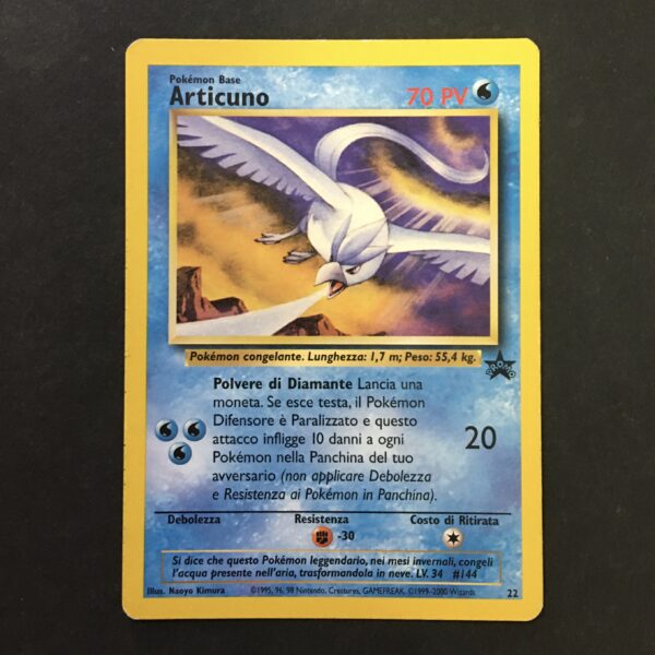 CARTA POKEMON ARTICUNO PROMO ITA