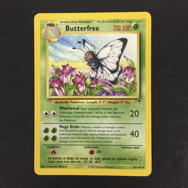 CARTA POKEMON BUTTERFREE LEGENDARY COLLECTION