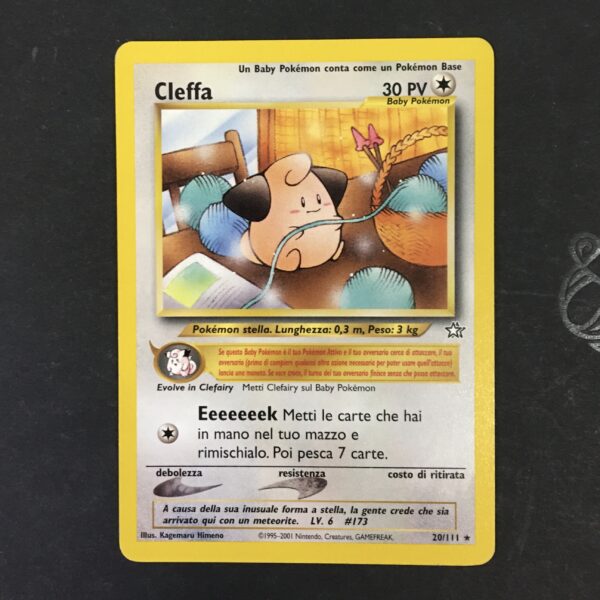 CARTA POKEMON CLEFFA NEO GENESIS ITA