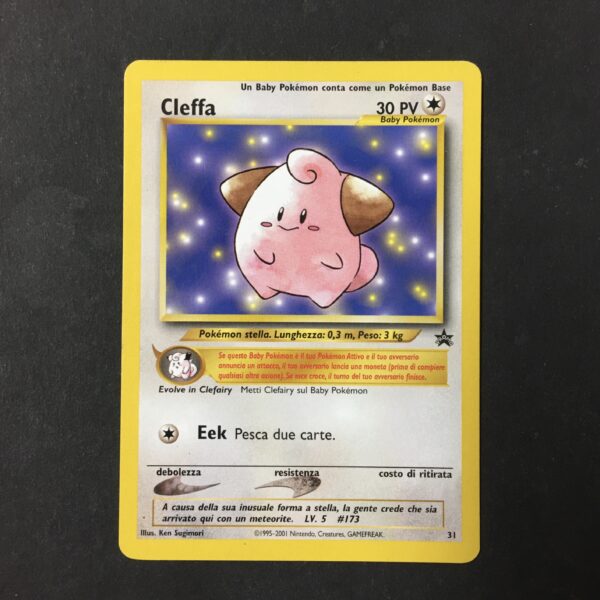 CARTA POKEMON CLEFFA PROMO ITA