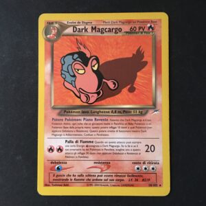 CARTA POKEMON DARK MAGCARGO NEO DESTINY ITA