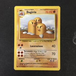 CARTA POKEMON DUGTRIO SET BASE ITA