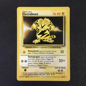 CARTA POKEMON ELECTABUZZ SET BASE ITA