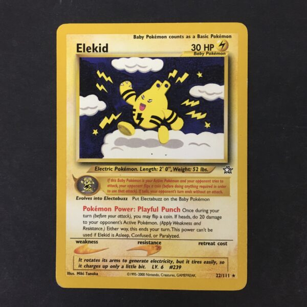 CARTA POKEMON ELEKID NEO GENESIS ENG