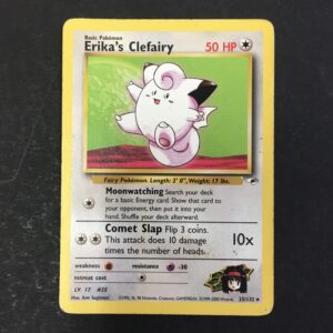 CARTA POKEMON ERIKA'S CLEFAIRY GYM HEROES ENG