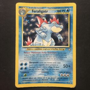 CARTA POKEMON FERALIGATR HOLO NEO GENESIS ITA