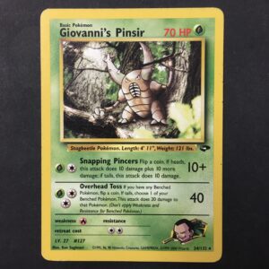 GIOVANNI'S PINSIR GYM CHALLENGE