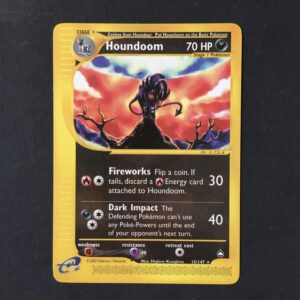 CARTA POKEMON HOUNDOOM AQUAPOLIS ENG