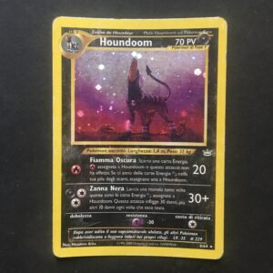 CARTA POKEMON HOUNDOOM HOLO NEO REVELATION ITA