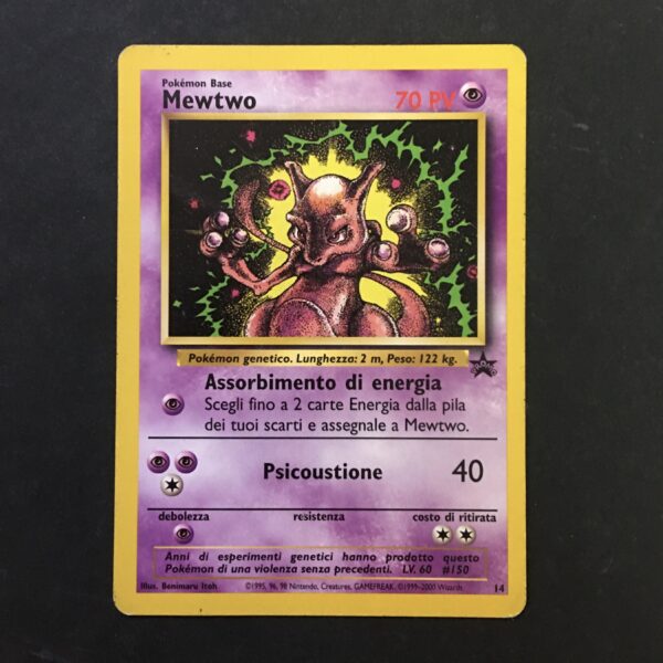 CARTA POKEMON MEWTWO PROMO ITA