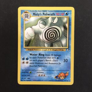 CARTA POKEMON MISTY'S POLIWRATH GYM HEROES ENG